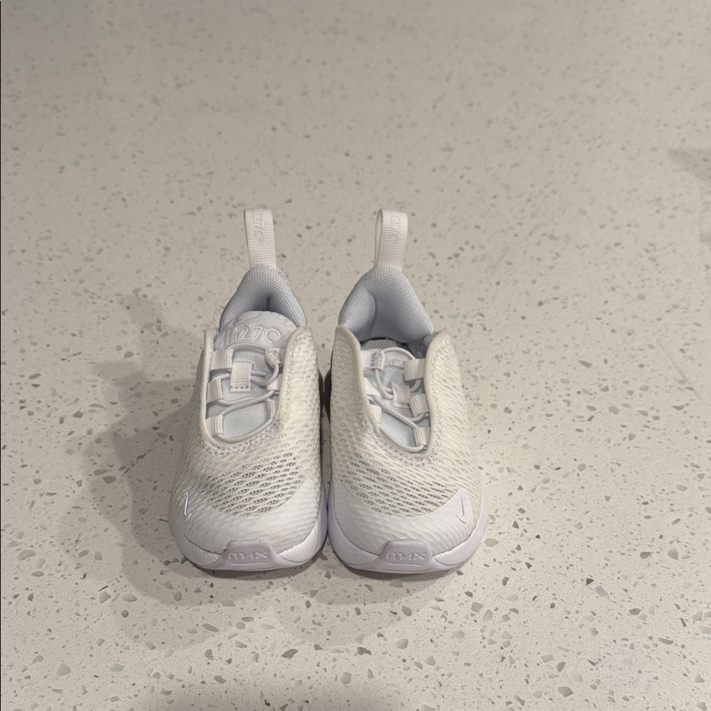 Nike Kids White Mesh Sneakers